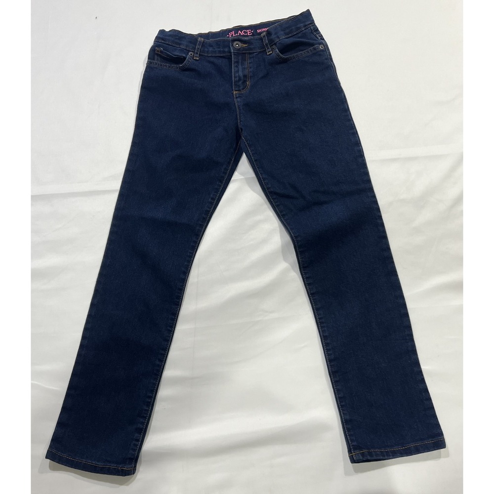 The Childrens Place Skinny Jeans Girls 12 Dark Wash Denim Kidcore Casual